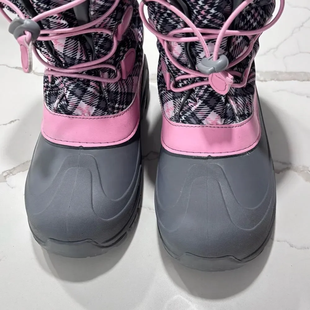 Western Chief | Snowden Sweet Plaid Big Girls Insulated Winter Snow Boots 5B